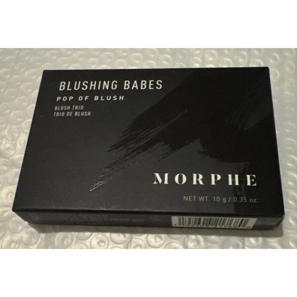 🔥🔥🔥 NIB Morphe Blushing Babes Blush Trio Compact Pop of Blush - HTF! 👀👀